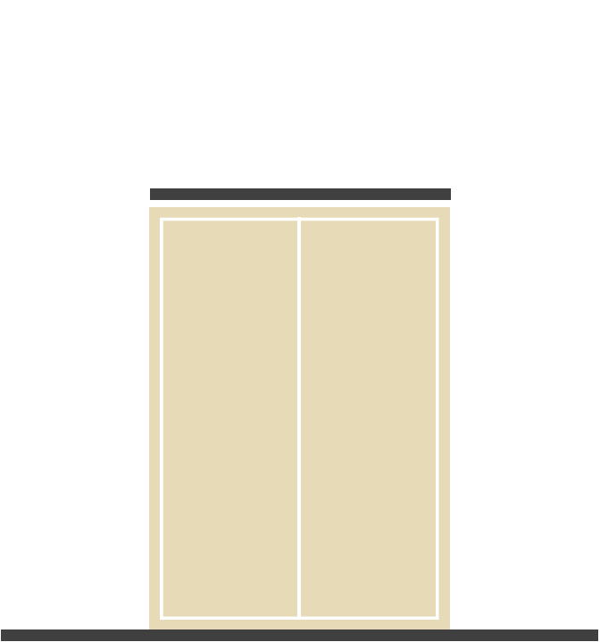 Opus P – technical drawing